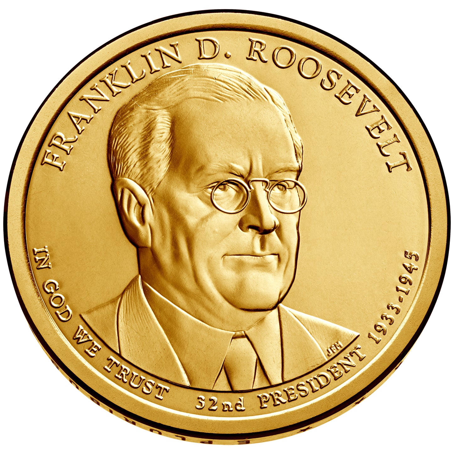 2014 Franklin D. Roosevelt Presidential Dollar - Single Coin