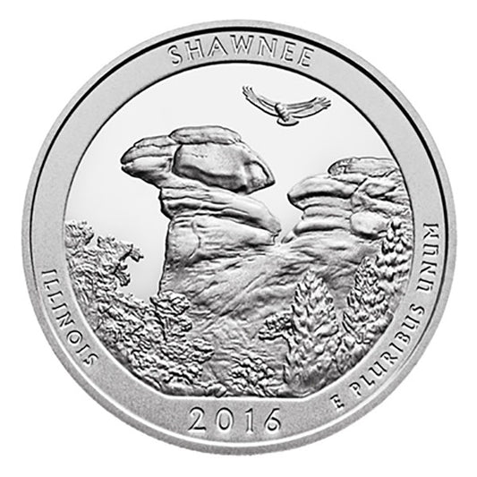 2016-D Shawnee National Forest Quarter - Single Coin