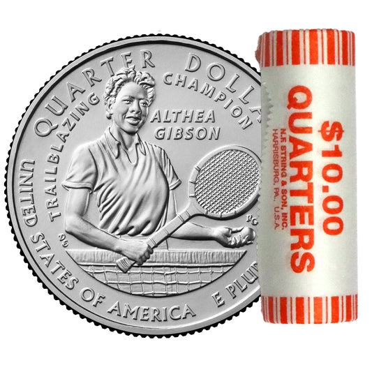 2025 - D Althea Gibson, American Women Quarter Series 40 Coin Roll