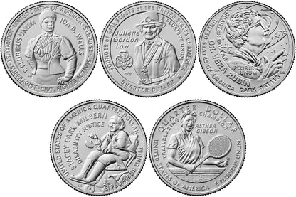 2025 P and D BU American Women Quarter 10 Coin Set