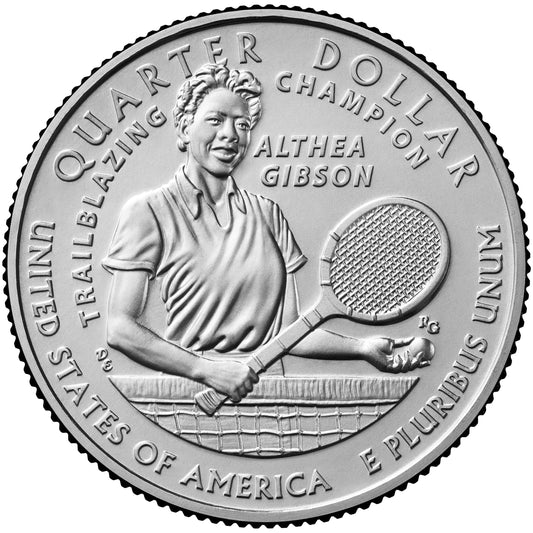 2025 - P and D Althea Gibson, American Women Quarter Series 2 Coin