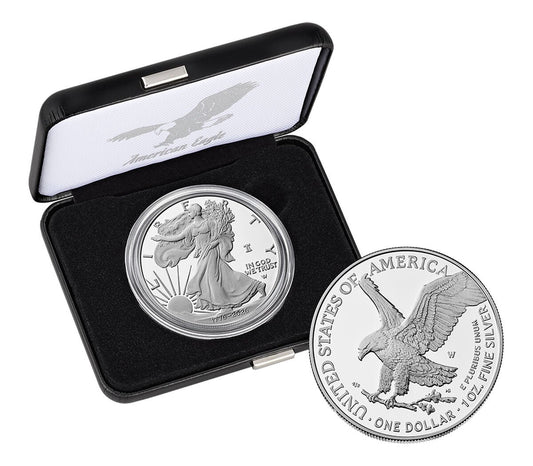 2026 W Proof Silver Eagle 1776 ~ 2026 Dual Date with Liberty Bell 250 Privy Mark