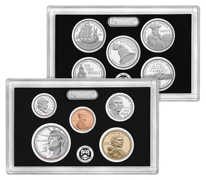 2026 S - U.S. Mint 10-Coin Silver Proof Set from the San Francisco Mint - 1776-2026 Semiquincentennial Dated Coins