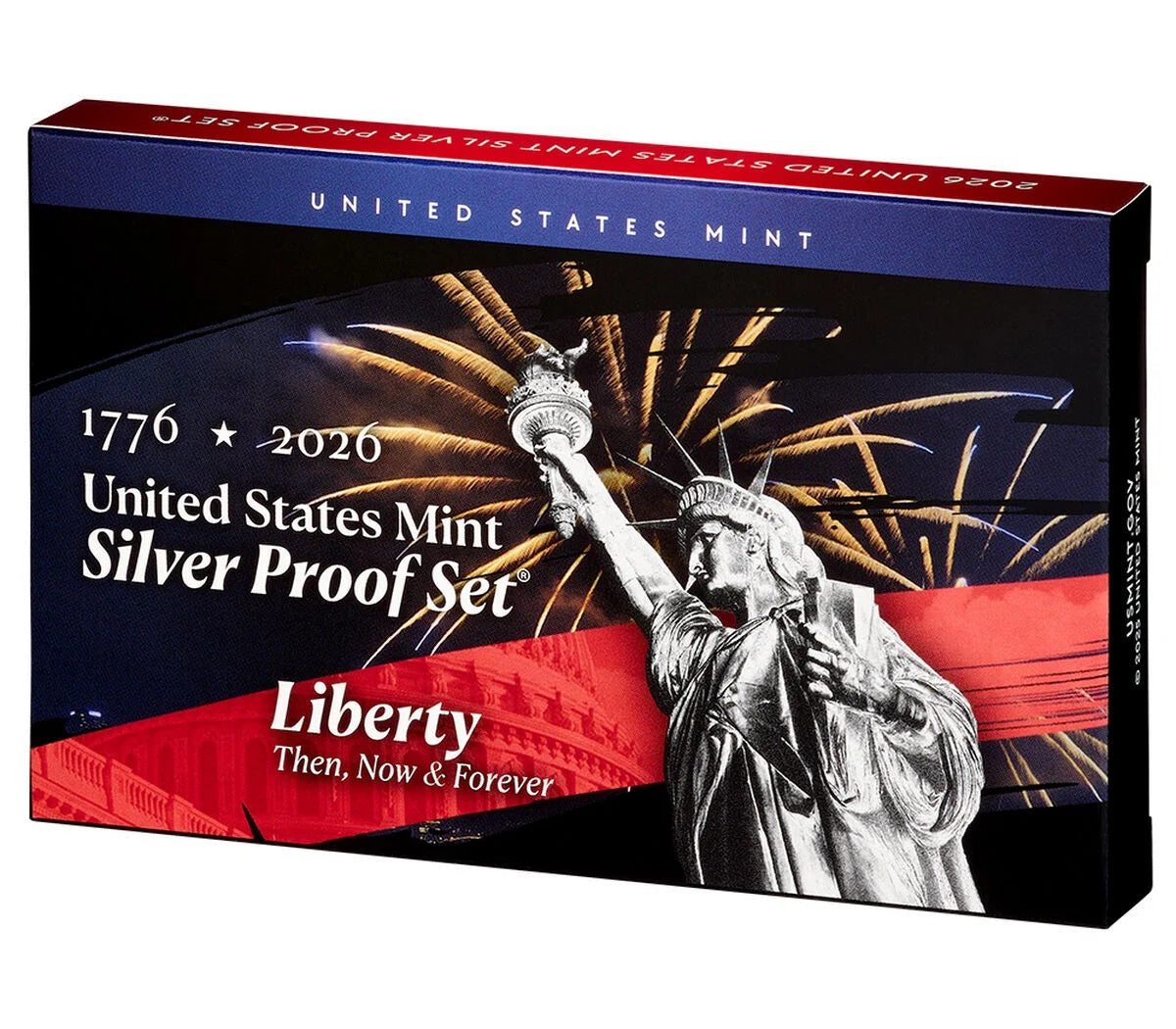 2026 S - U.S. Mint 10-Coin Silver Proof Set from the San Francisco Mint - 1776-2026 Semiquincentennial Dated Coins