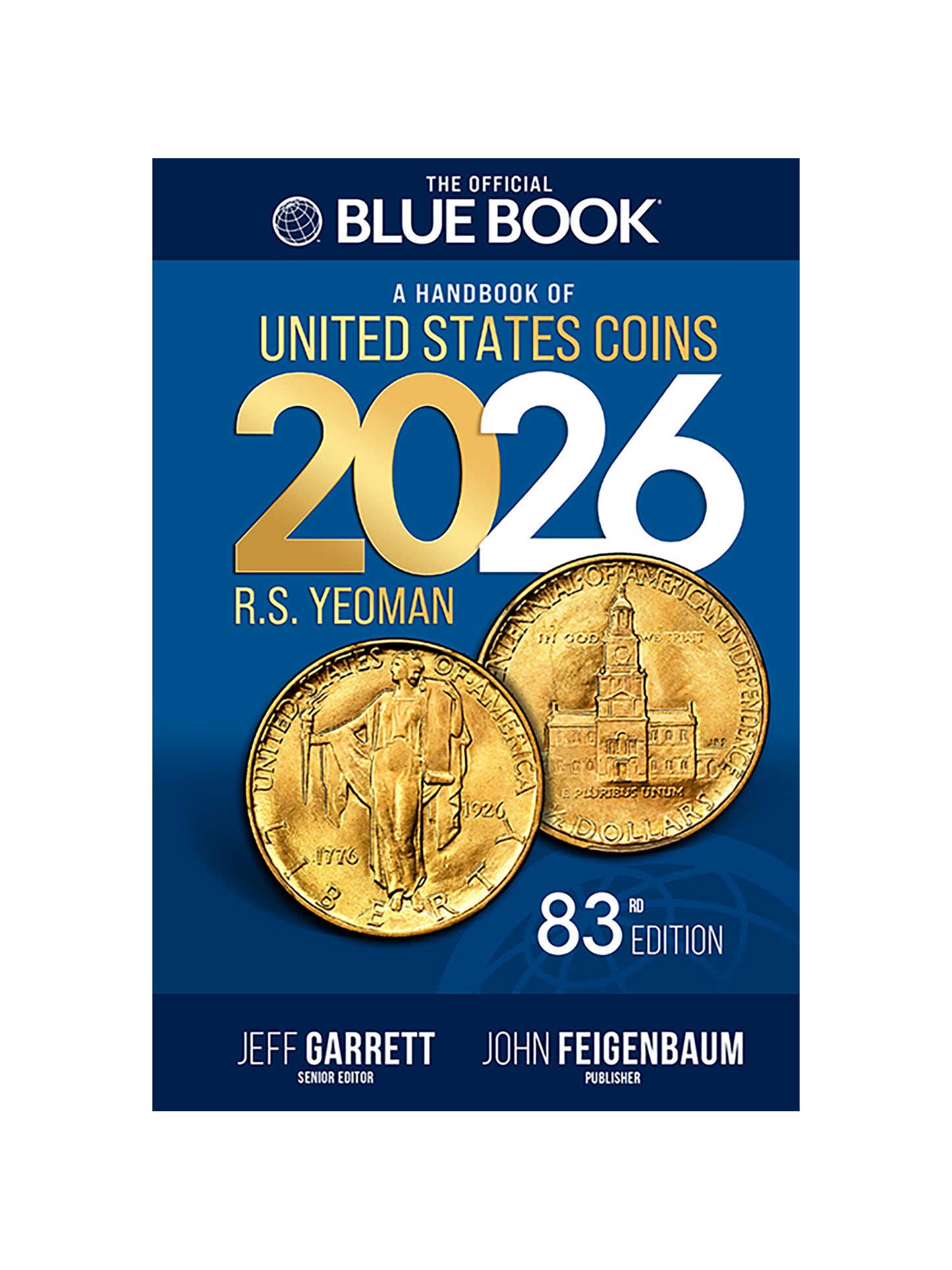 2026 The Official Blue Book with 2025 P, D Lincoln Cent Final Circulating Issue with Card Size Magnifier - Handbook of US Coins, Paperback