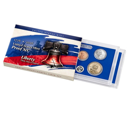 Presale! 2026 S - U.S. Mint 10-Coin Clad Proof Set from the San Francisco Mint - 1776-2026 Semiquincentennial Dated Coins