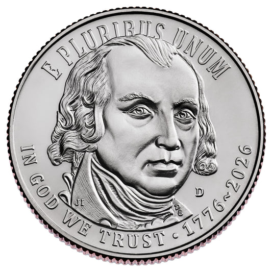 Presale! 2026-D U.S. Constitution Quarter 40-Coin BU Roll - Denver Mint | 1776–2026 America 250