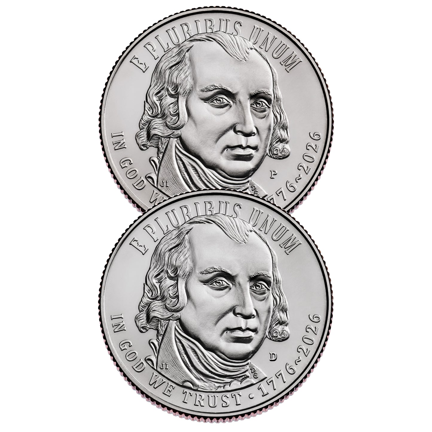 Presale! 2026 P&D U.S. Constitution Quarter 2-Coin BU Set | Philadelphia & Denver Mint | 1776-2026 America 250
