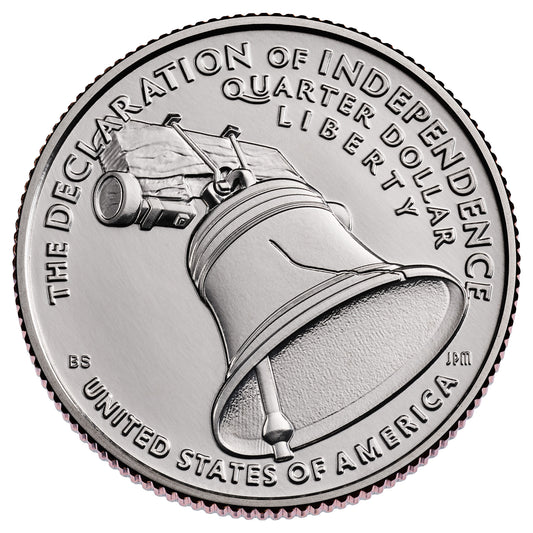 2026 - P Declaration of Independence Quarter 40 Coin Roll Semiquincentennial Coin Collection SemiQ (Copy)
