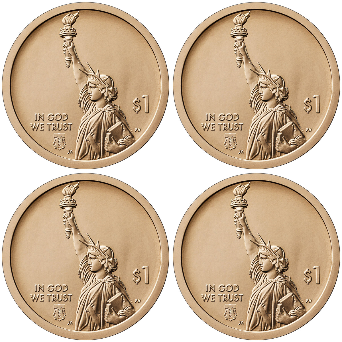2026 American Innovation $1 Coin - 4 Coin Set D Mint - Brilliant Uncirculated