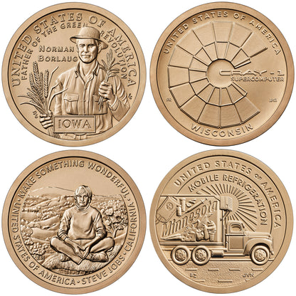 2026 American Innovation $1 Coin - 4 Coin Set D Mint - Brilliant Uncirculated