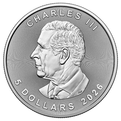 2026 Canadian Maple Leaf 1 Ounce Silver Coin