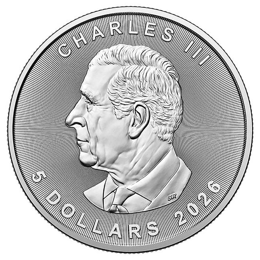 2026 Canadian Maple Leaf 1 Ounce Silver Coin