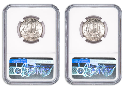 2026 NGC MS67 P & D Mayflower Compact Quarter 2-Coin Set - Semiquincentennial Collection