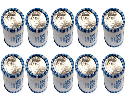 2026 P Jefferson Nickel 10 Roll Set of Dual Date 1776 - 2026 Philadelphia Mint Uncirculated