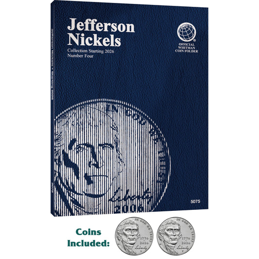 2026 Jefferson Nickels Collection #4: Starting 2026 #5075 with 1776-2026 P & D Nickel 2-Coin Starter Set