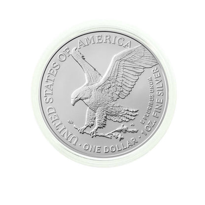 1926 Peace Dollar and 2026 Silver Eagle - 100 Year Silver Dollar 2-Coin Set in Specialty Felt Lined Blue Box