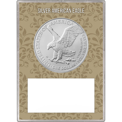 Presale! 2026 U.S. Silver Eagle in Happy Anniversary Holder - Gem Brilliant Uncirculated