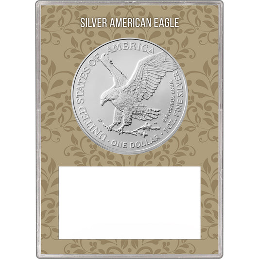 2026 American Silver Eagle in Happy Anniversary Holder - Gem Brilliant Uncirculated