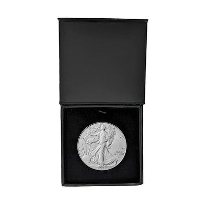 Presale! 2026 U.S. Silver Eagle in Plastic Air Tite in Magnet Close Black Gift Box - Gem Brilliant Uncirculated