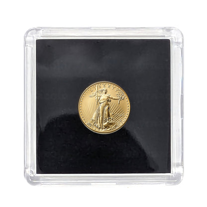 2026 American Gold Eagle 1/10th Ounce Gold Coin .9167 Fine Gold in Black Tetra Holder