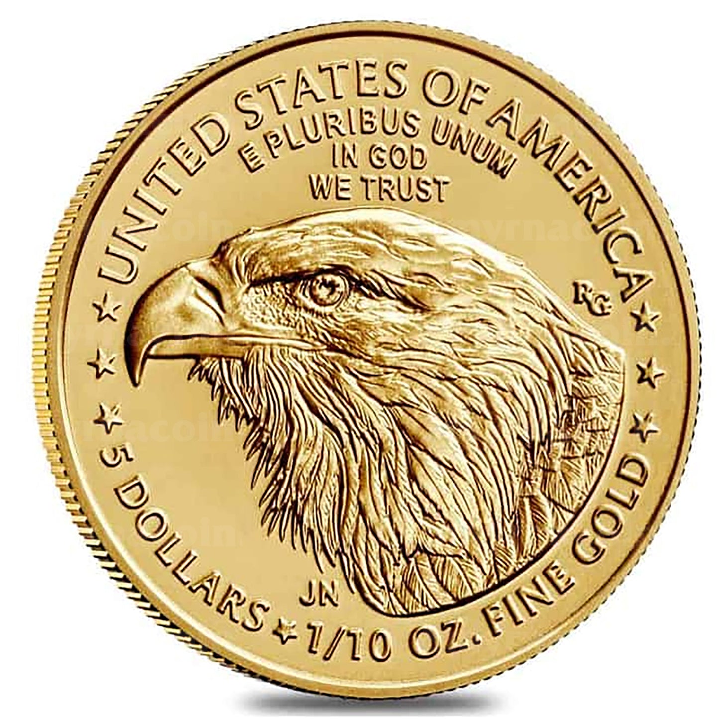 2026 American Gold Eagle 1/10th Ounce Gold Coin .9167 Fine Gold in Black Tetra Holder