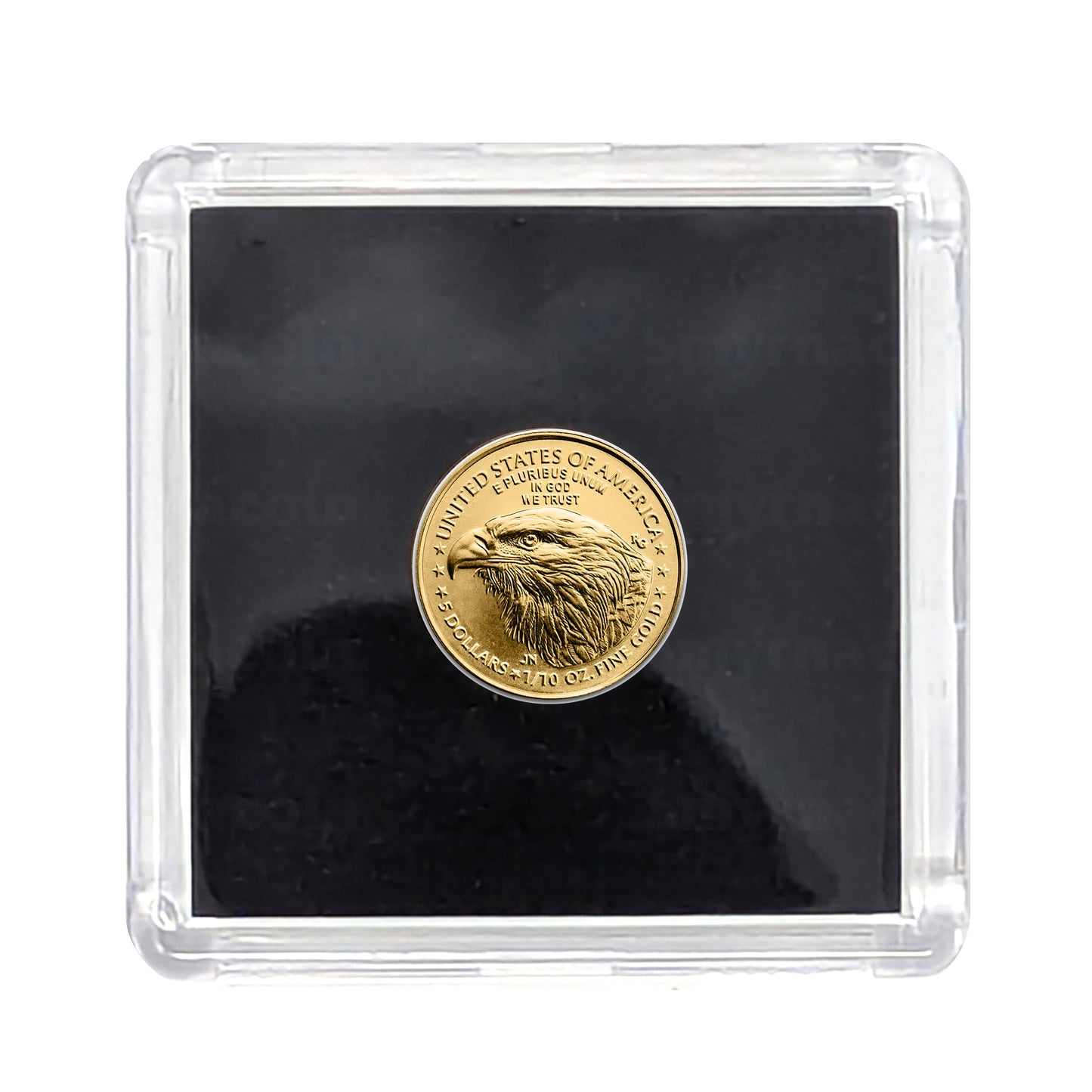 2026 American Gold Eagle 1/10th Ounce Gold Coin .9167 Fine Gold in Black Tetra Holder