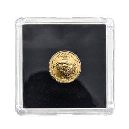 2026 American Gold Eagle 1/10th Ounce Gold Coin .9167 Fine Gold in Black Tetra Holder
