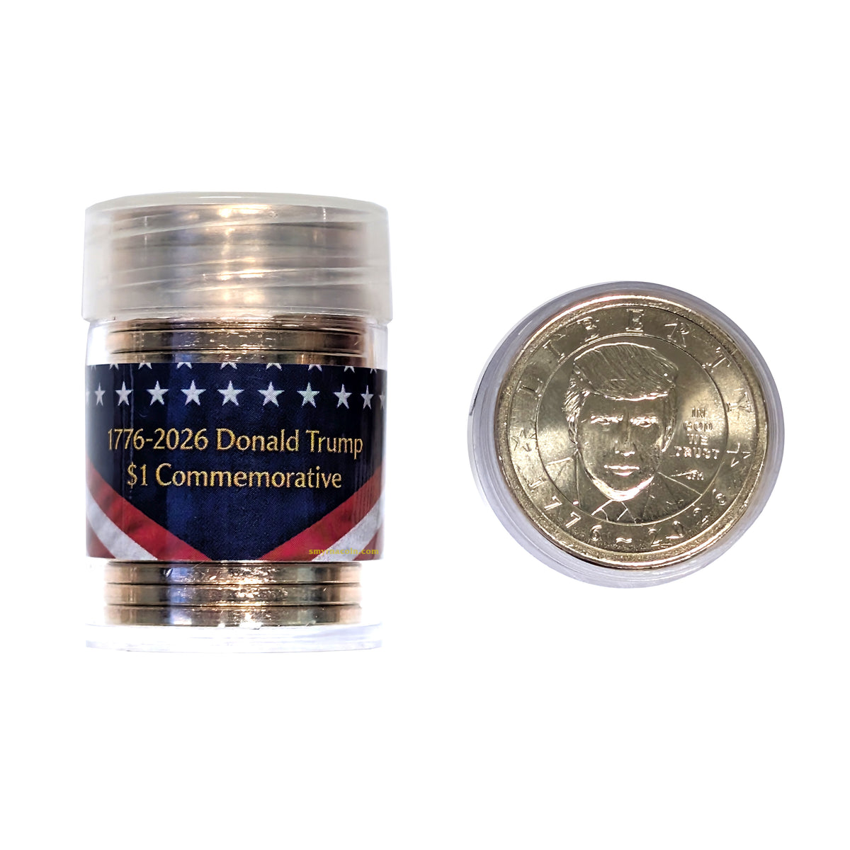 2026 Donald Trump Semiquincentennial $1 Coin - 20 Coin Tube - U.S. Mint - Philadelphia (P)