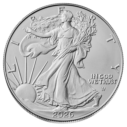 Presale! 2026 U.S. Silver Eagle in Peace on Earth Dove Gift Holder - Gem Brilliant Uncirculated