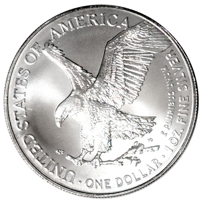 2026 American Silver Eagle BU - .999 Fine Silver - Air-Tite Holder with COA