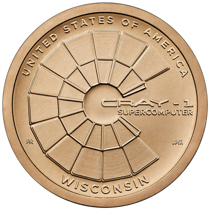 2026 American Innovation - Wisconsin - $1 Coin - P and D 2 Coin Set