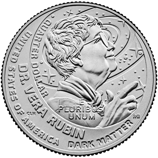 2025 - P and D Dr. Vera Rubin, American Women Quarter Series 2 Coin