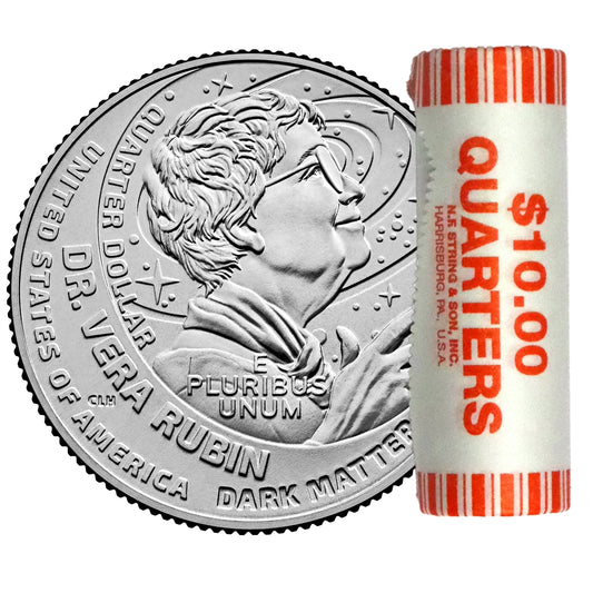 2025  - P Dr. Vera Rubin, American Women Quarter Series 40 Coin Roll