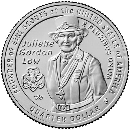 2025 - P and D Juliette Gordon Low, American Women Quarter Series 2 Coin