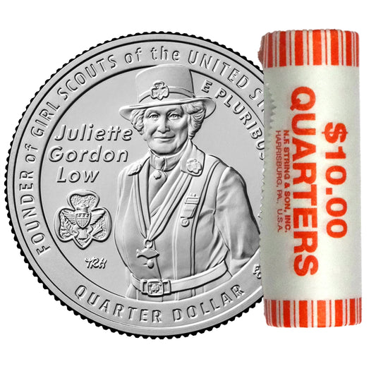 2025 - D Juliette Gordon Low, American Women Quarter Series 40 Coin Roll