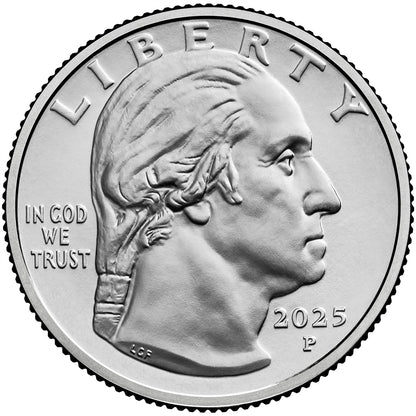 2025 - P and D Stacey Park Milbern, American Women Quarter Series 2 Coin
