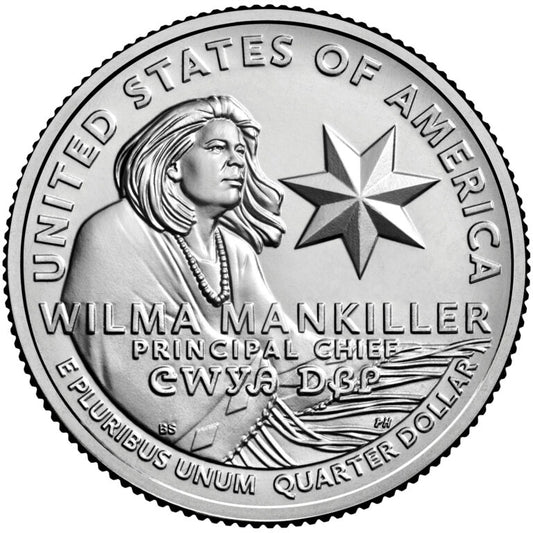 2022 - S Wilma Mankiller,  American Women Quarter Series Single Coin