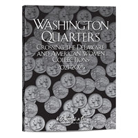 2022 P, D Maya Angelou Set and 2021 Washington Crossing the Delaware P and D Set in Harris Gray Folder #4952
