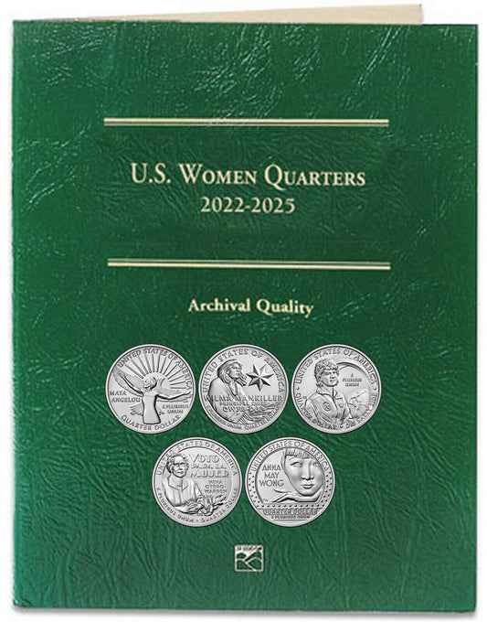 2022 P, D - 2024 P, D Women Quarter 30 Coin Set in Littleton Green Folder LCF63