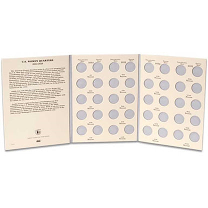2022 P, D - 2024 P, D Women Quarter 30 Coin Set in Littleton Green Folder LCF63