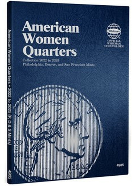 2022 P, D, S Maya Angelou 3 Coin Set in Whitman Blue Folder #4985