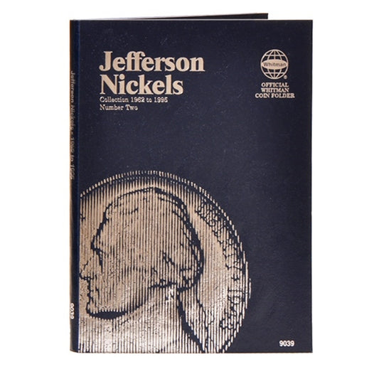 Whitman Folder #9039 - Jefferson Nickel 1962-1995 Vol. 2 (65 Openings)