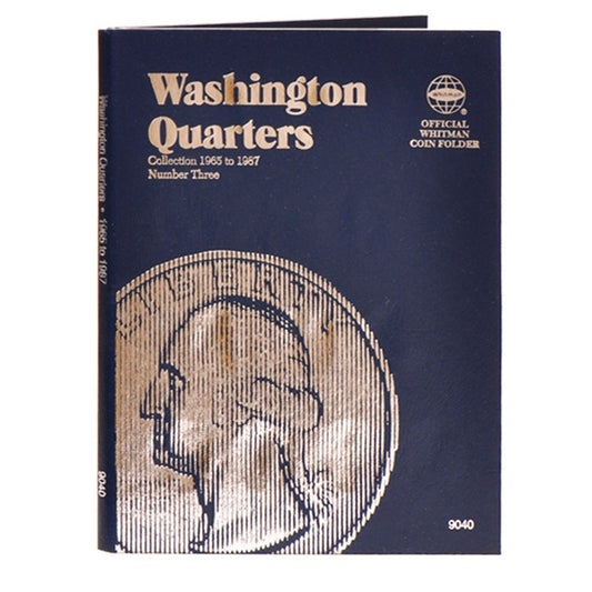 Whitman Blue Folder #9040 - Washington Quarters 1965 - 1987 #3