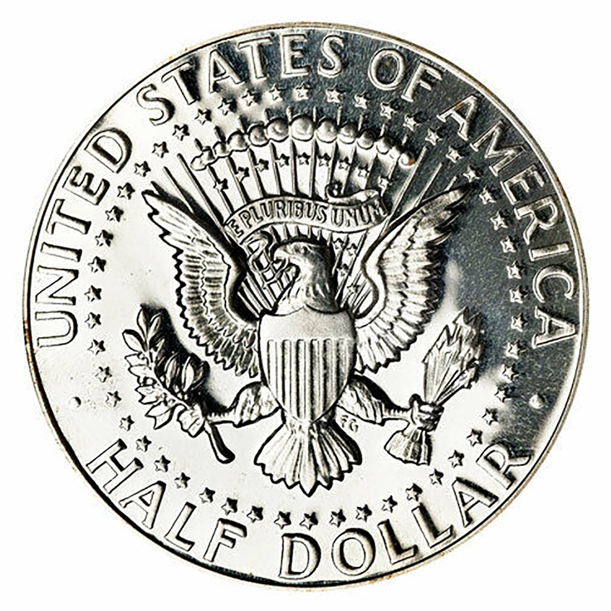 1971 - S Clad Proof Kennedy Half Dollar Single Coin