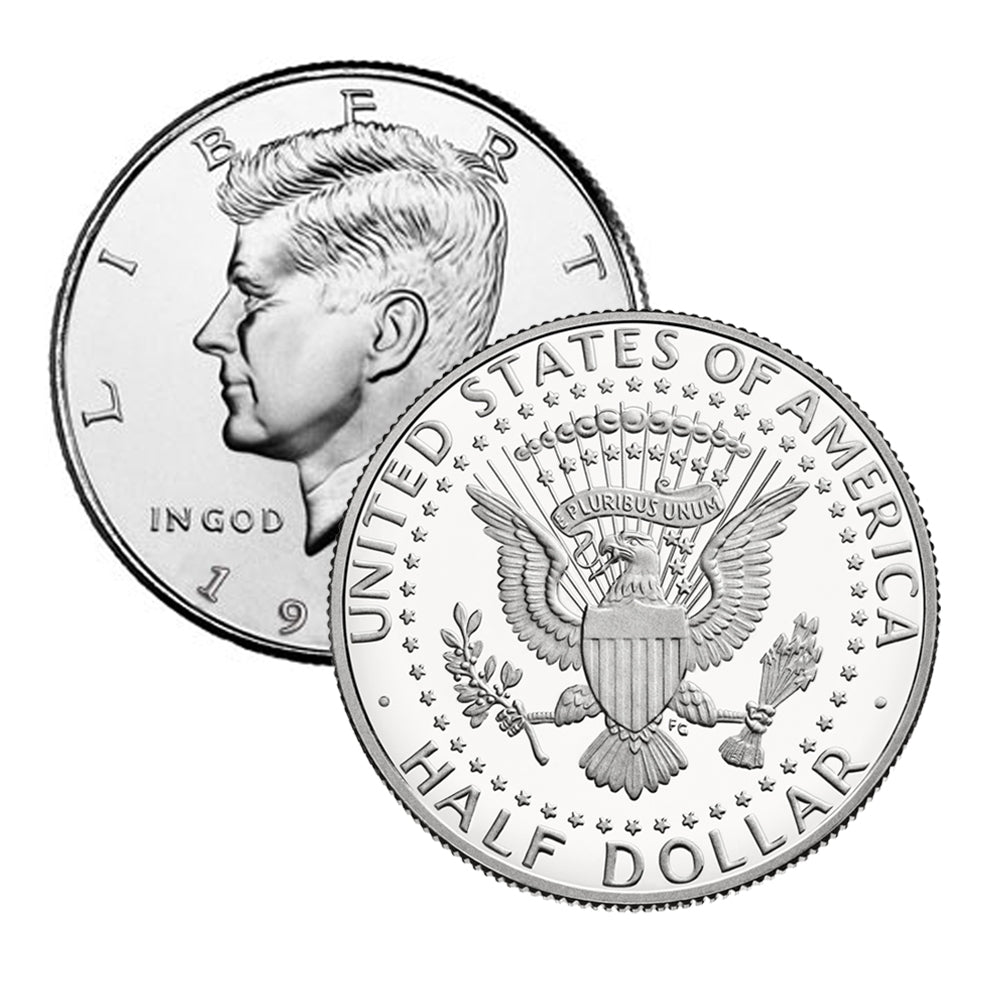 1971 - S Clad Proof Kennedy Half Dollar Single Coin