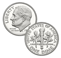2016 - S Clad Proof Roosevelt Dime - Ultra Cameo