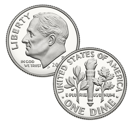 2016 - S Clad Proof Roosevelt Dime - Ultra Cameo