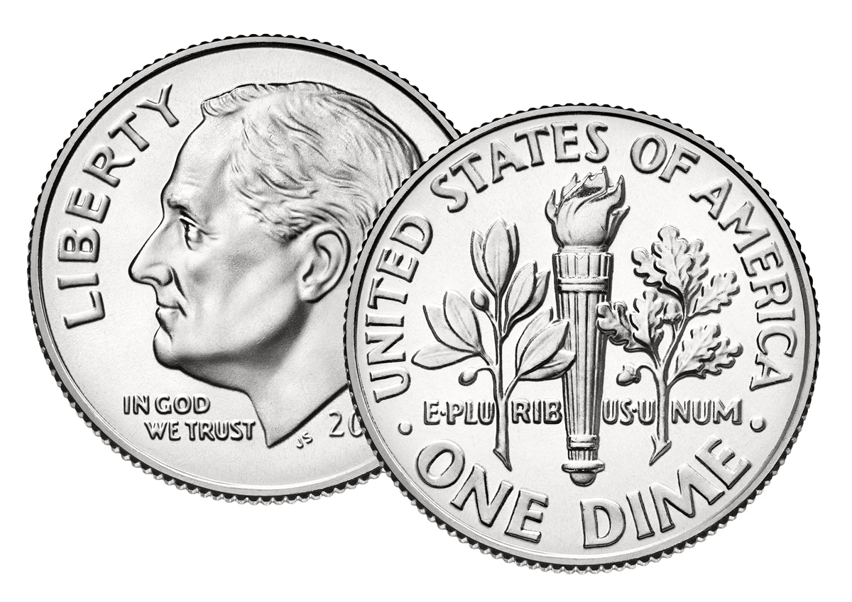 2019 D Roosevelt Dime 50 Coin Roll