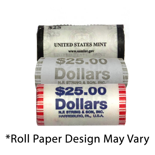 2007-D George Washington Presidential Dollar - 25 Coin Roll